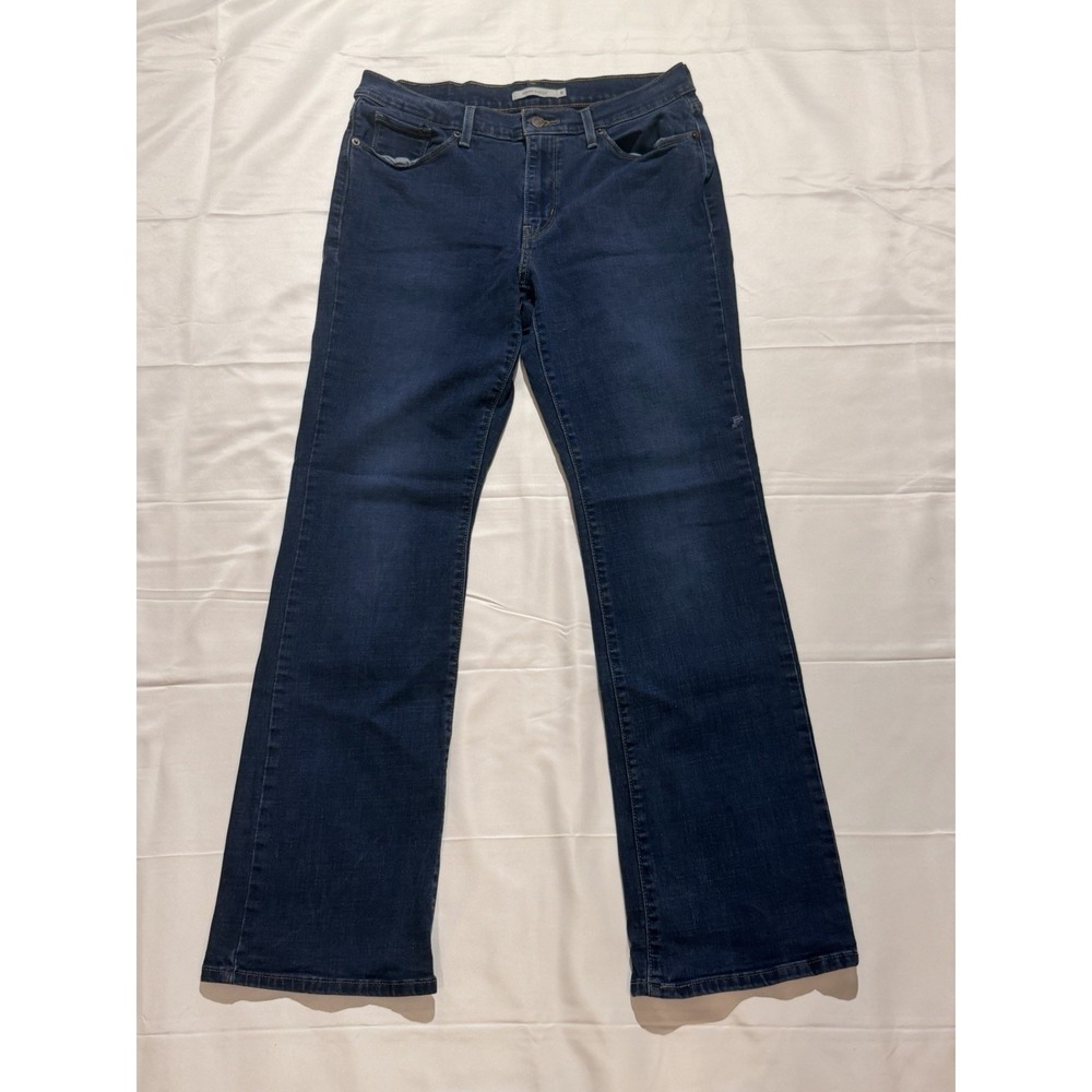 Levis Bootcut Jeans Womens 8 Medium Wash Stretch Denim Y2K Western USA Cowgirl